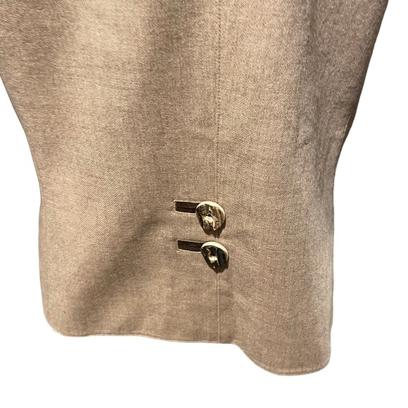 Your Sixth Sense Wool and Velvet trim Short Riding Jacket artifical wood buttons - Picture 5 of 14